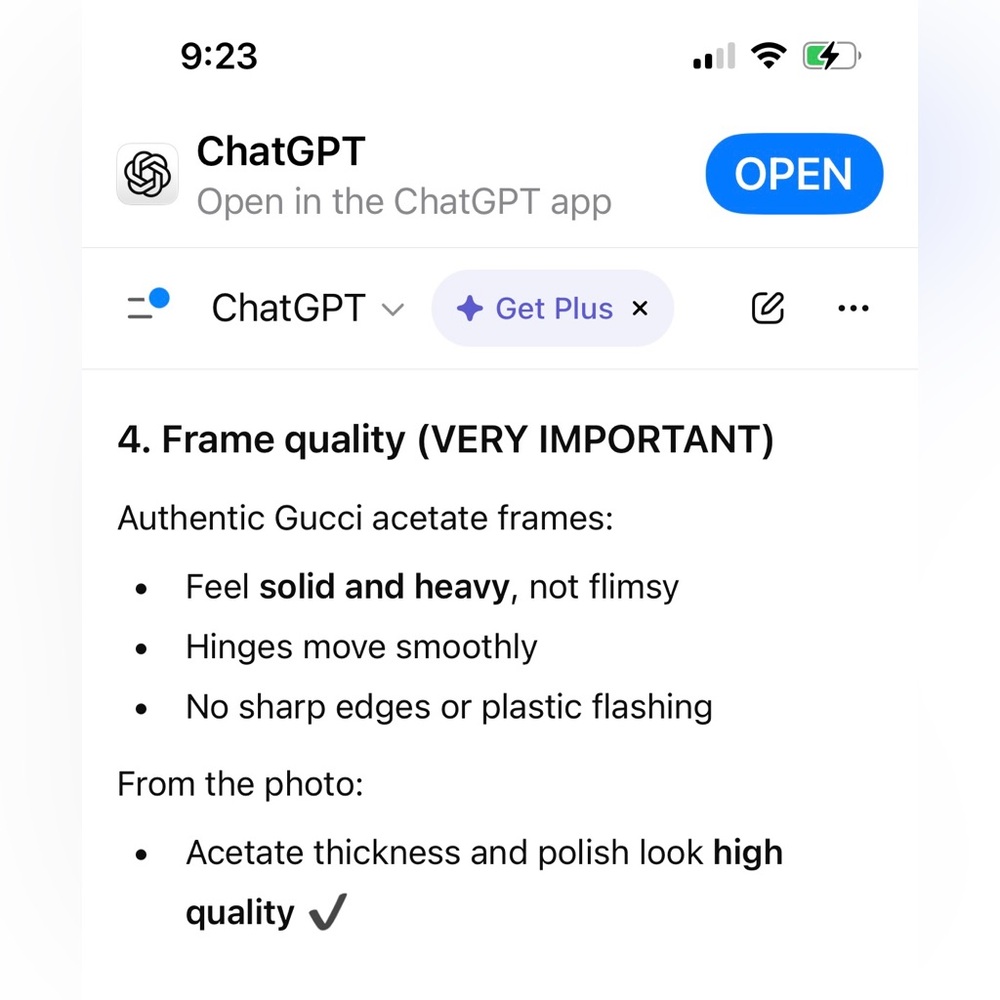 Authentic Gucci Eyeglass Frames | Grey Acetate | - image 10